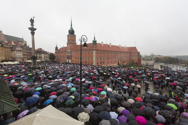 Czarny Protest / Ogólnopolski Strajk Kobiet w Warszawie