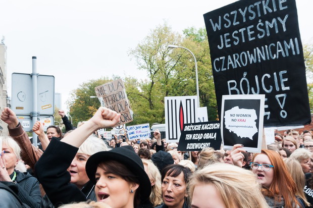 Czarny Protest / Ogólnopolski Strajk Kobiet w Warszawie