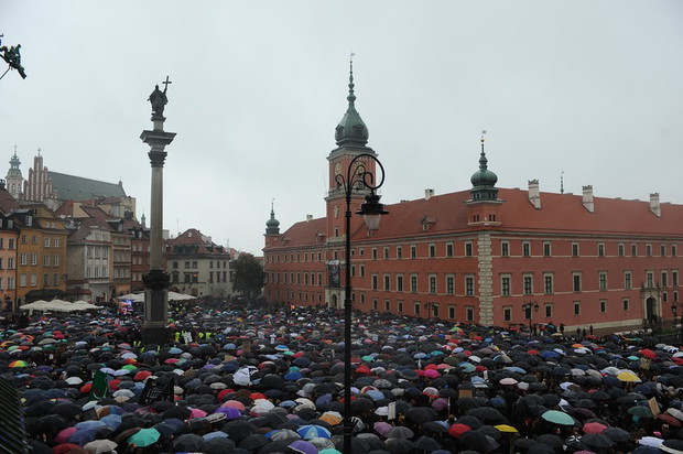 Czarny Protest / Ogólnopolski Strajk Kobiet w Warszawie
