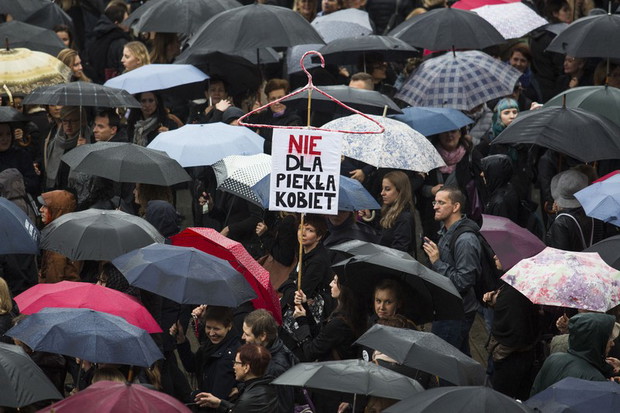 Czarny Protest / Ogólnopolski Strajk Kobiet w Warszawie