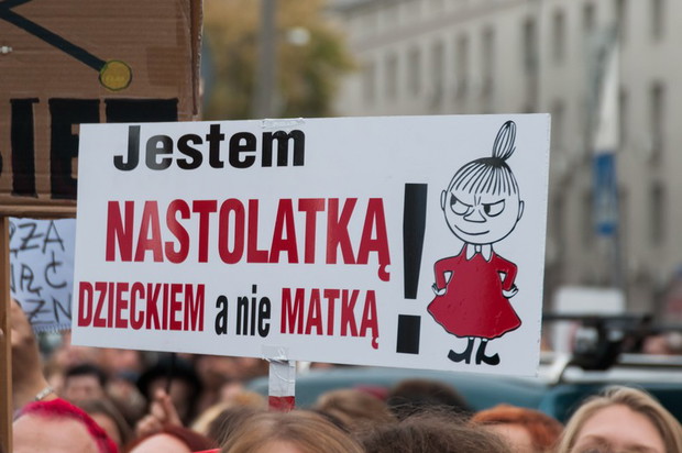 Czarny Protest / Ogólnopolski Strajk Kobiet w Warszawie