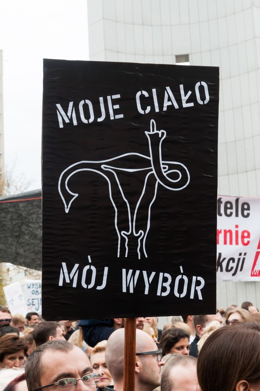 Manifestacja Żarty się skończyły! Moje ciało, moja sprawa, Warszawa, 1