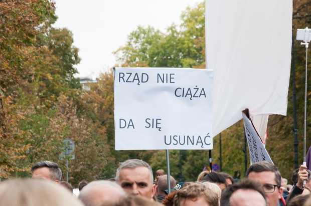 Manifestacja Żarty się skończyły! Moje ciało, moja sprawa, Warszawa, 1