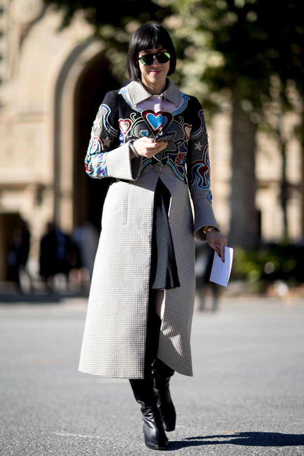 Street fashion: Paris Fashion Week wiosna-lato 2017