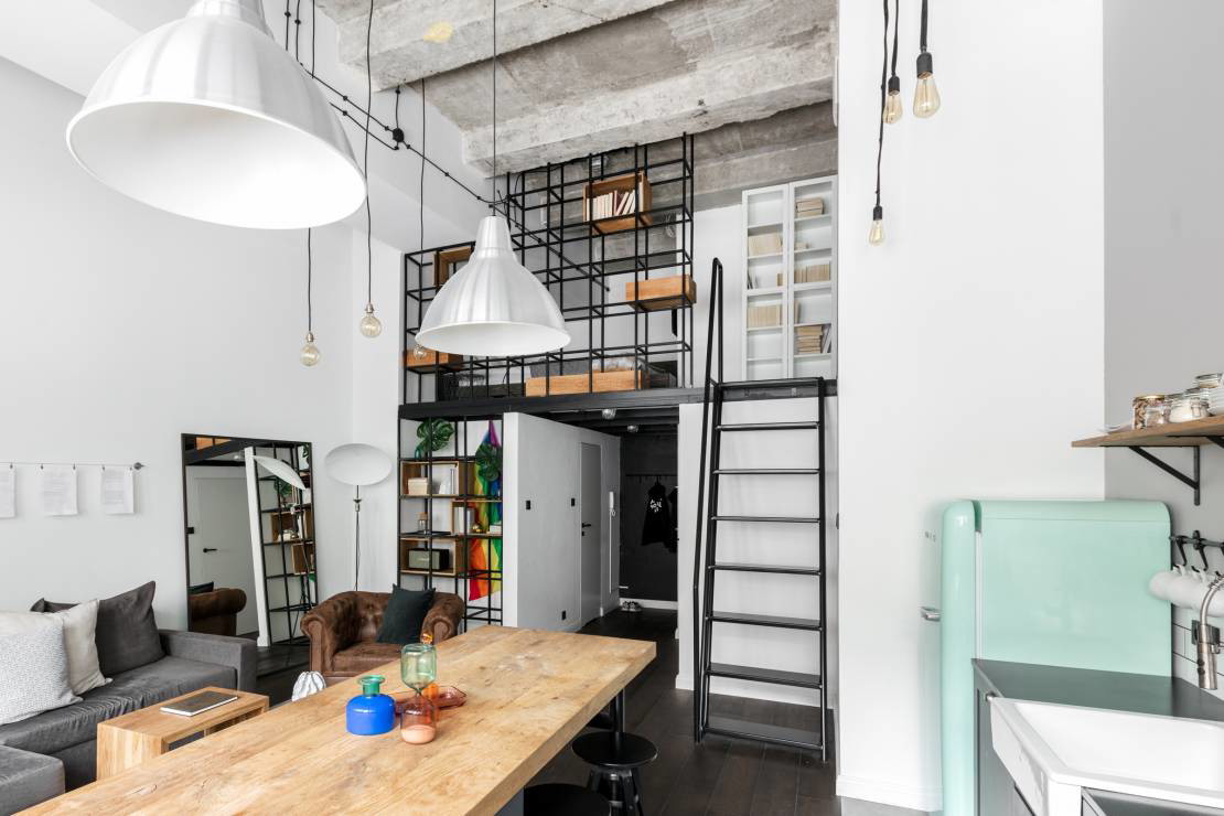 Loft w Krakowie, projekt: Lokal Studio