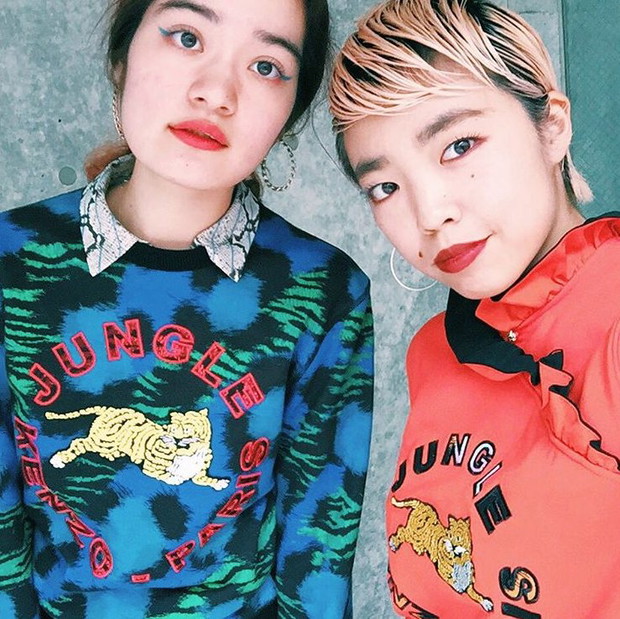 Kenzo x H&M na Instagramie