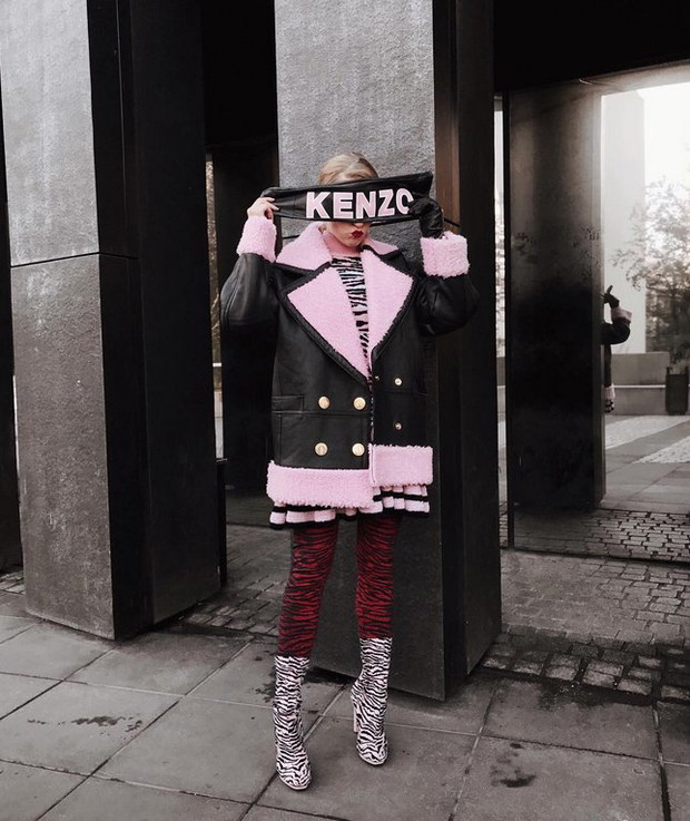 Kenzo x H&M na Instagramie