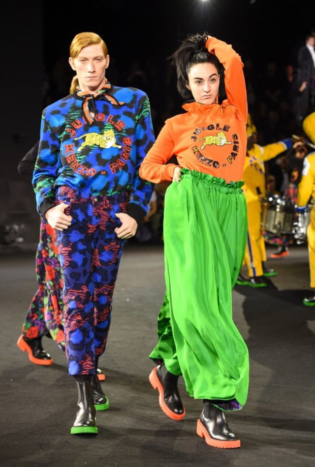 Kenzo x H&M - sylwetki z pokazu