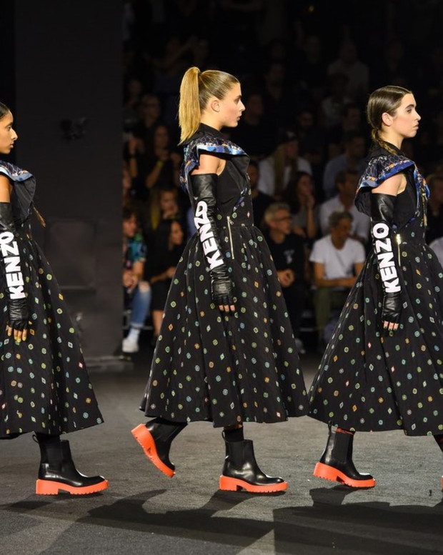 Kenzo x H&M - sylwetki z pokazu