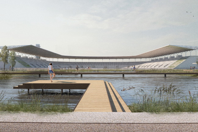Nowy stadion Skry, projekt: Aleksander Wadas, Gdańsk.