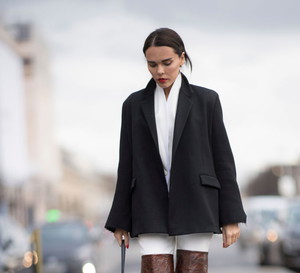 Kozaki za kolano na Paris Fashion Week