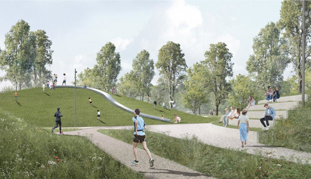 Nowy stadion Skry, projekt: Aleksander Wadas, Gdańsk.