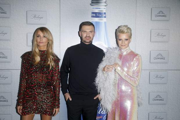 Aneta Kręglicka, Maciej Zień i Małgorzata Kożuchowska na pokazie The Beatles wiosna-lato 2019