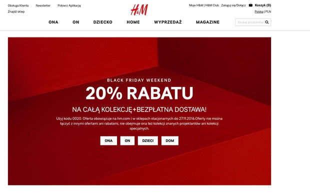 Black Friday 2016 - wyprzedaże