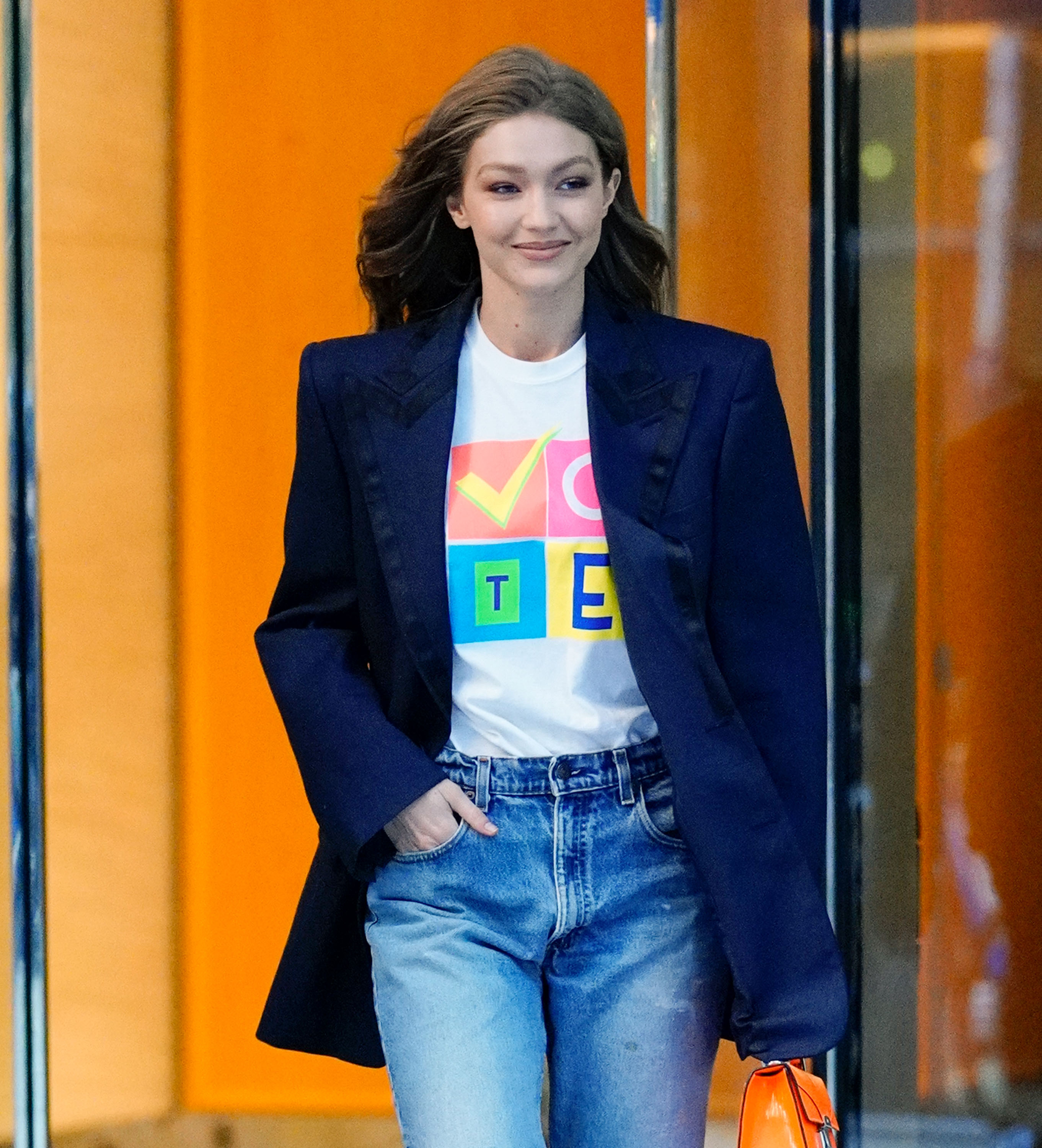 Gigi Hadid w Nowym Jorku, 4.11.2018.