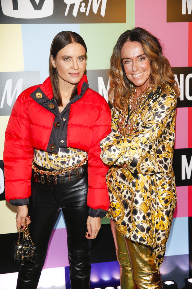 Joanna Horodyńska i Dominique Fantaccino w kolekcji Moschino tv H&M