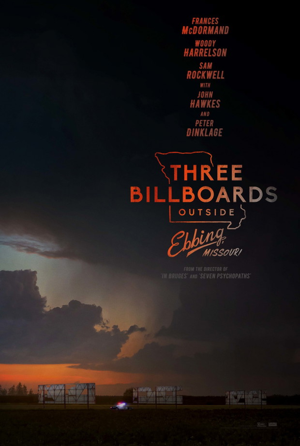Trzy Billboardy za Ebbing, Missouri, reż. Martin McDonagh
