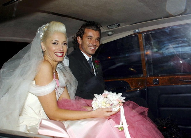 Słynne suknie ślubne gwiazd, Gwen Stefani, 2002 rok