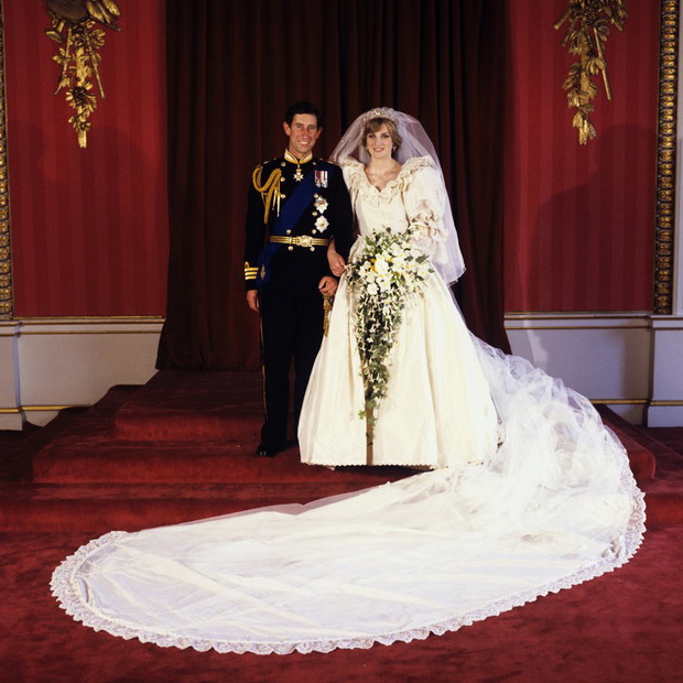 Słynne suknie ślubne gwiazd, Księżna Diana, 1981 rok
