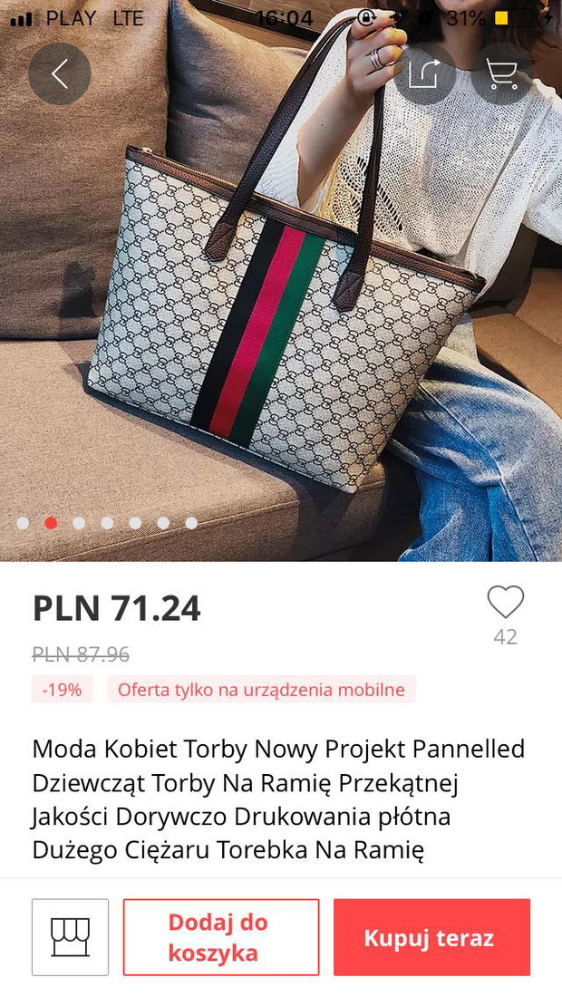 Produkty dostępne na AliExpress