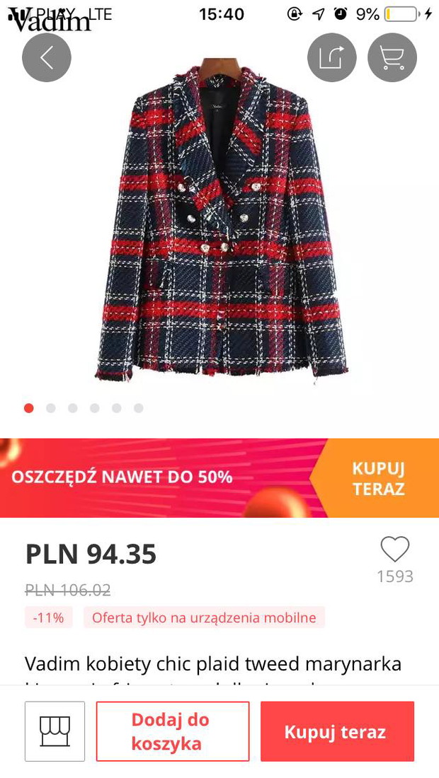 Produkty dostępne na AliExpress