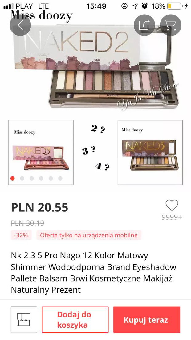 Produkty dostępne na AliExpress