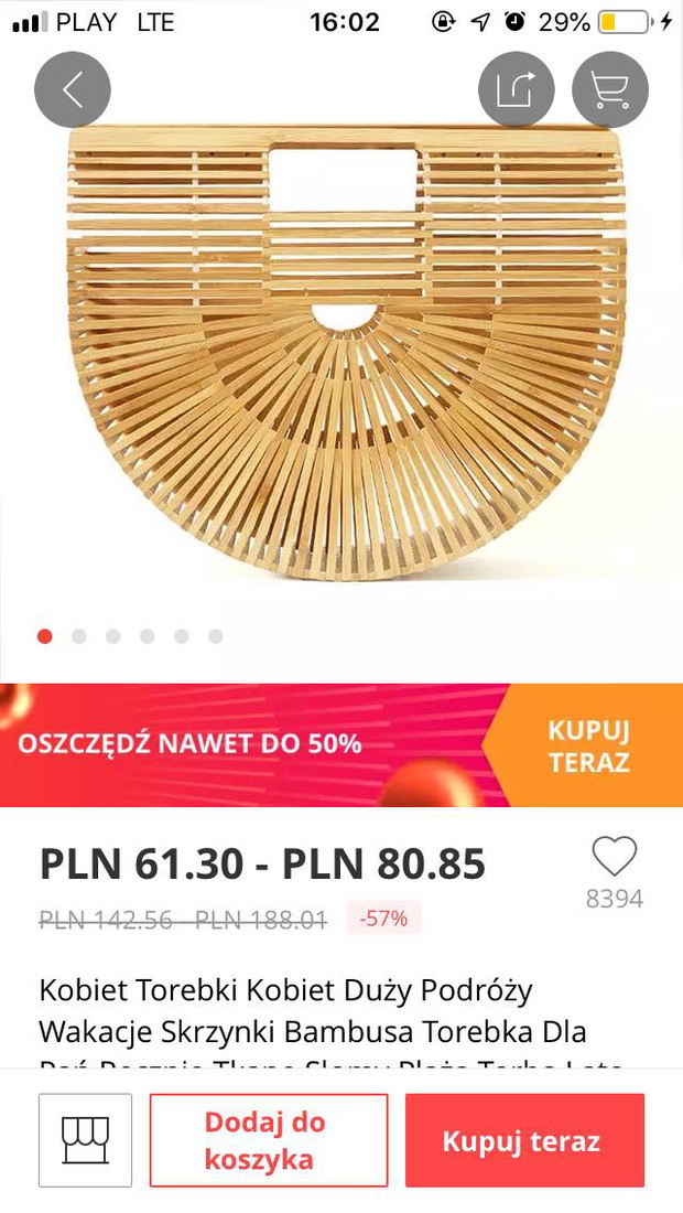Produkty dostępne na AliExpress