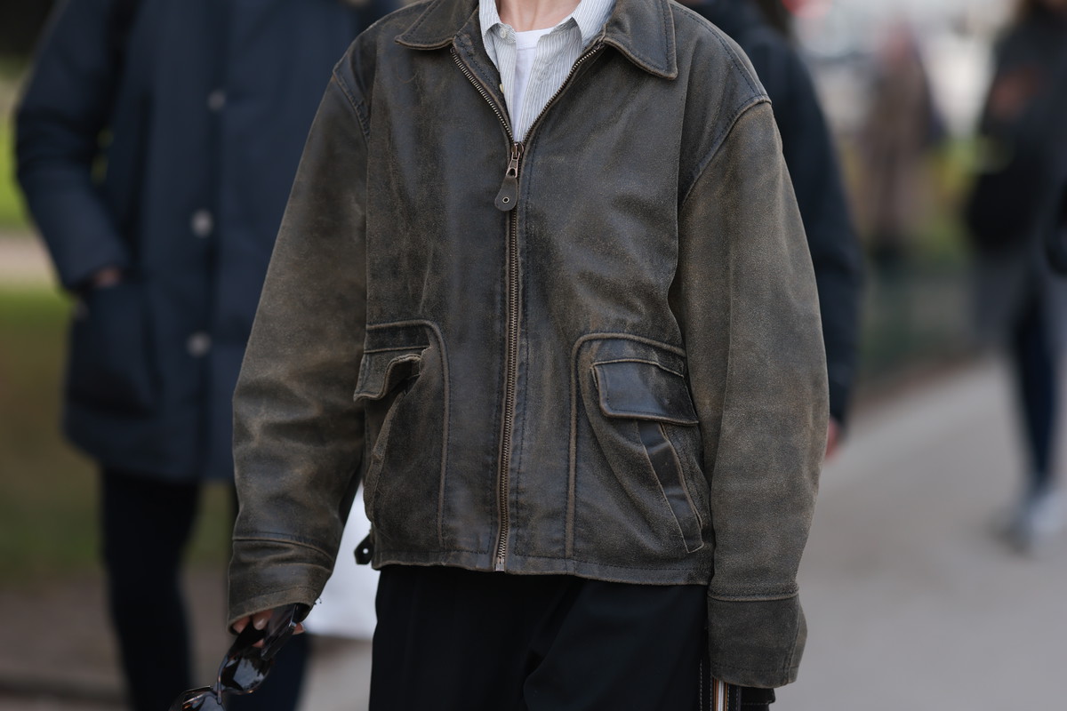 Retro Leather 2026. Znoszona skórzana kurtka w modzie