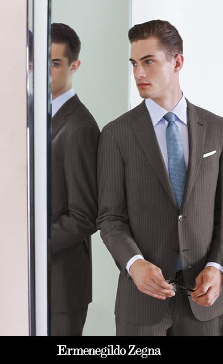 Greg Nawrat w lookbooku Ermenegildo Zegna