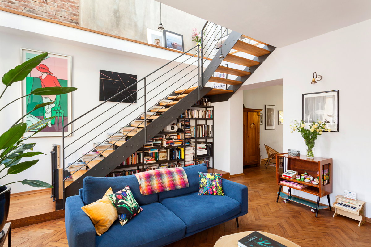 Eklektyczny loft w Warszawie