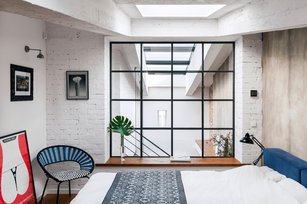 Eklektyczny loft w Warszawie