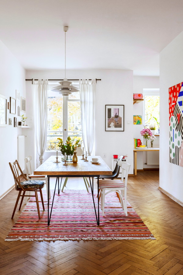 Eklektyczny loft w Warszawie