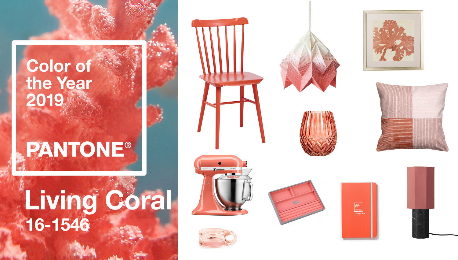 Akcesoria w kolorze roku 2019 według Pantone - Living Coral