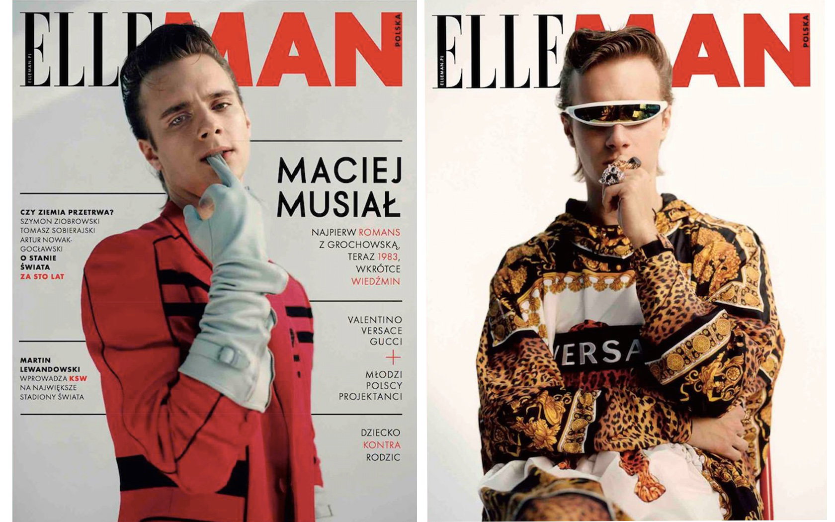 Maciej Musiał na okładce ELLE Man