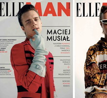 Maciej Musiał na okładce ELLE Man