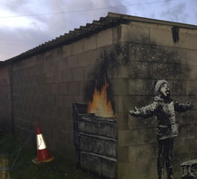 Banksy i jego graffiti o smogu
