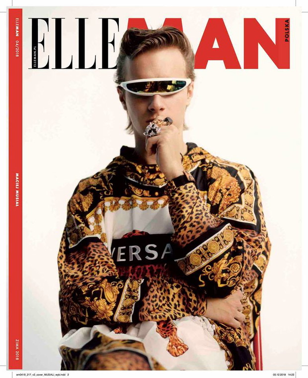 Maciej Musiał w magazynie ELLE Man