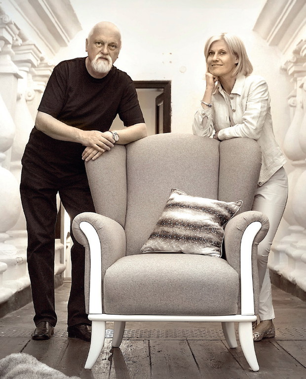 Julitta Maciejewska-Walczak, prezes zarządu Swarzędz Home i Jacek Mikołajczak, główny projektant i doradca w zakresie designu