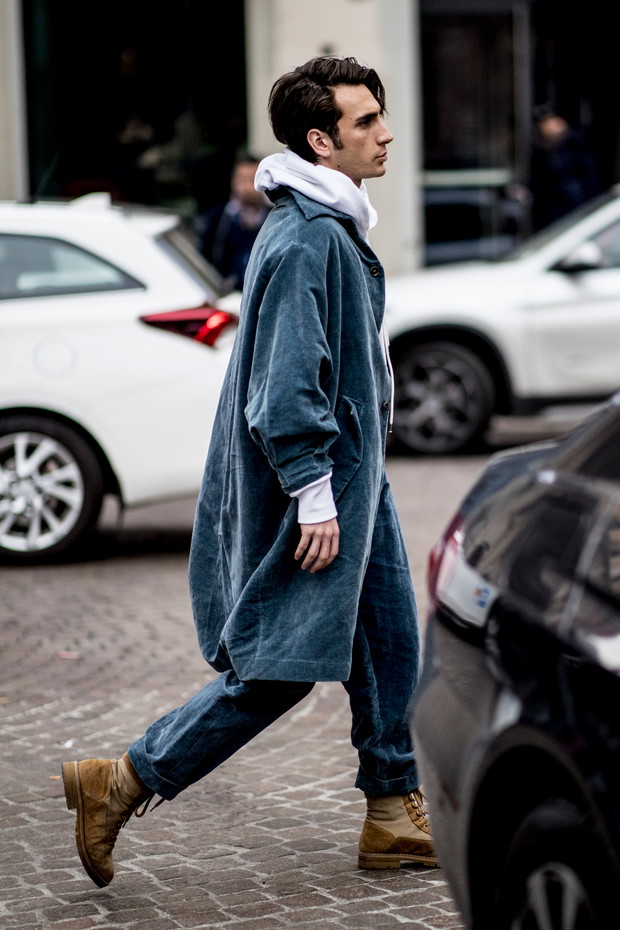Street style Milan Fashion Week Men's