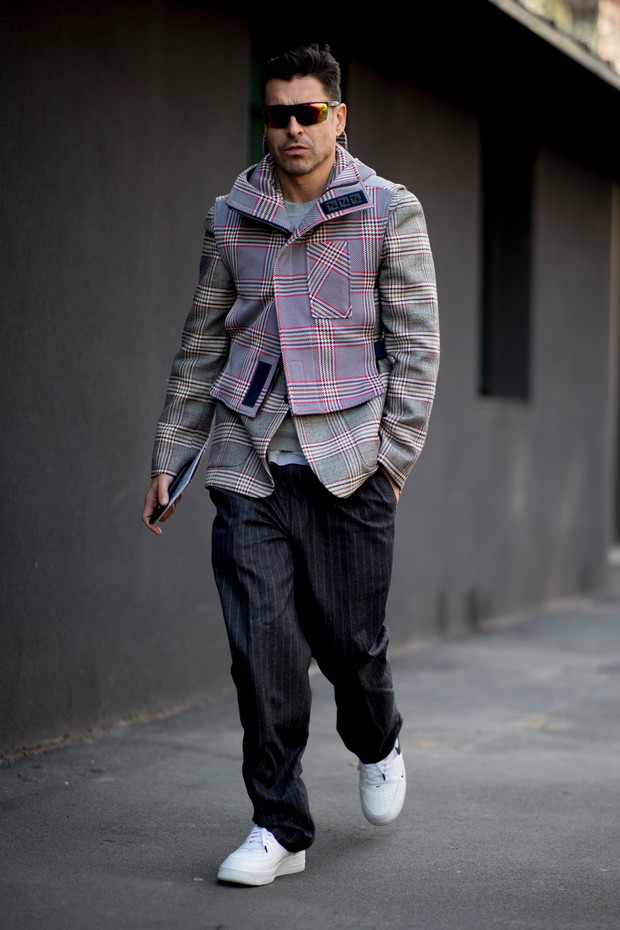 Street style Milan Fashion Week Men's