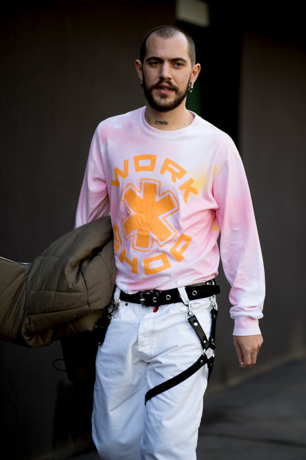 Street style Milan Fashion Week Men's