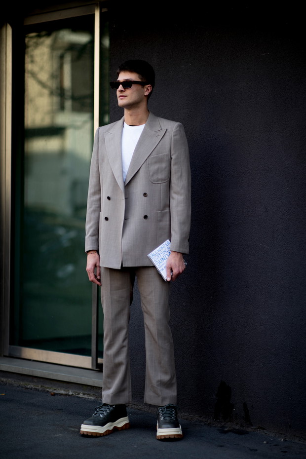 Street style Milan Fashion Week Men's