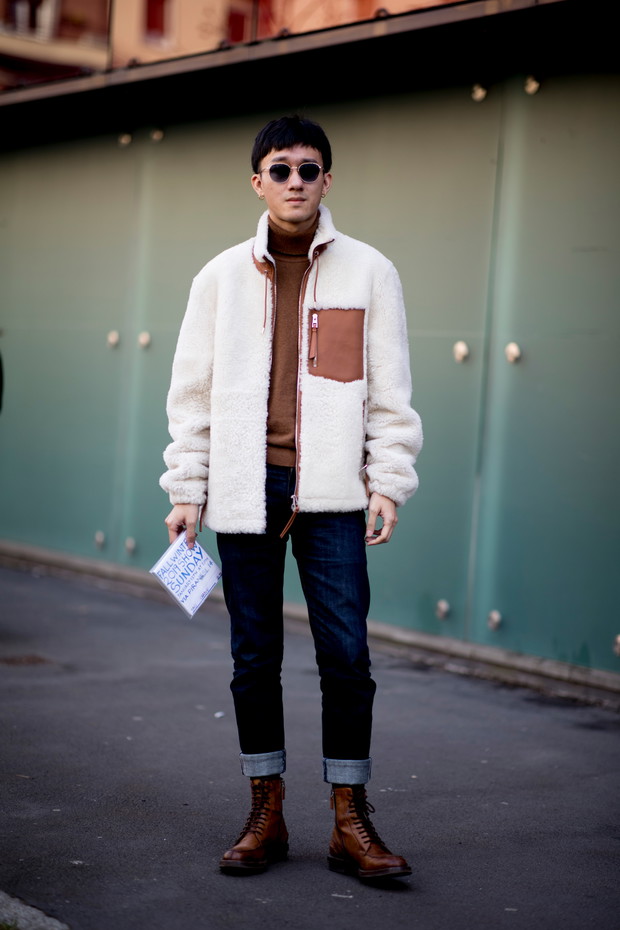 Street style Milan Fashion Week Men's