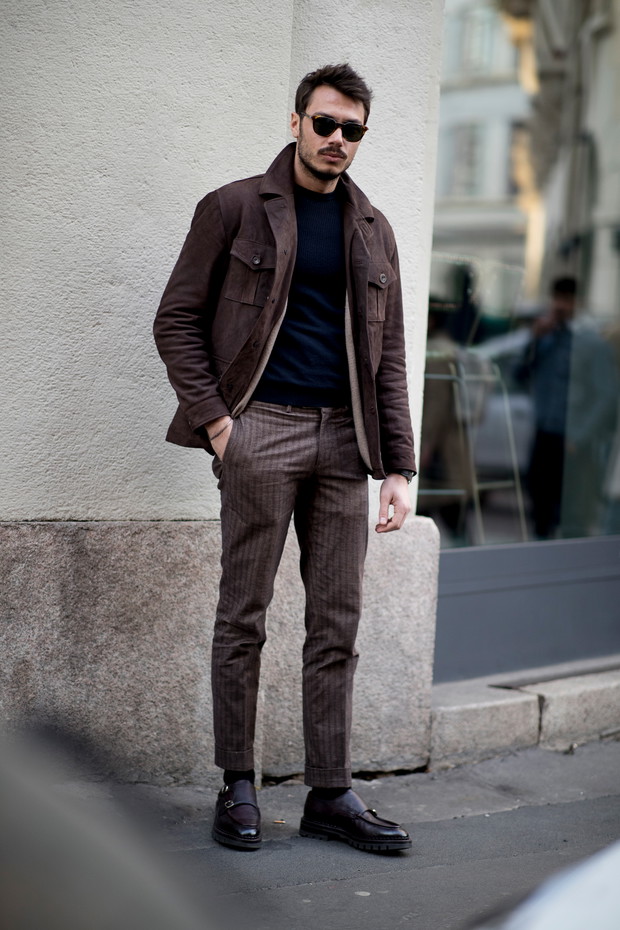 Street style Milan Fashion Week Men's