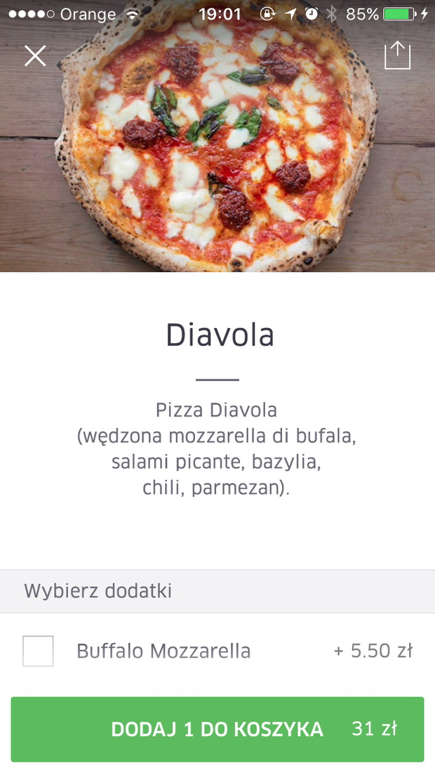 Uber Eats w Warszawie