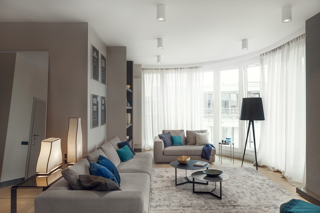 Nowoczesny apartament na warszawskim Powiślu, projekt: architekt wnętrz Katarzyna Kraszewska