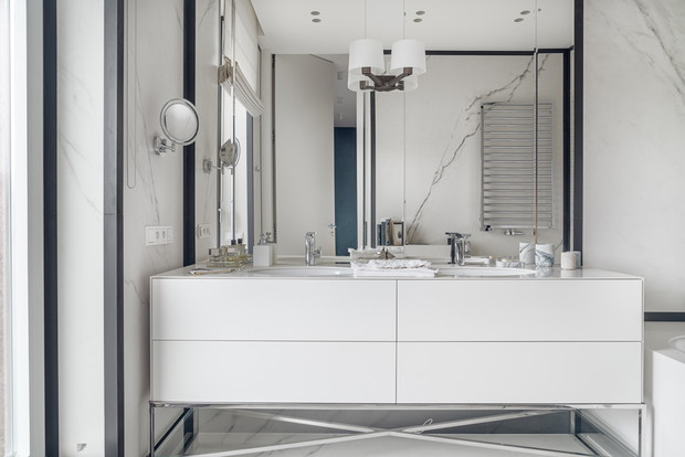 Nowoczesny apartament na warszawskim Powiślu, projekt: architekt wnętrz Katarzyna Kraszewska
