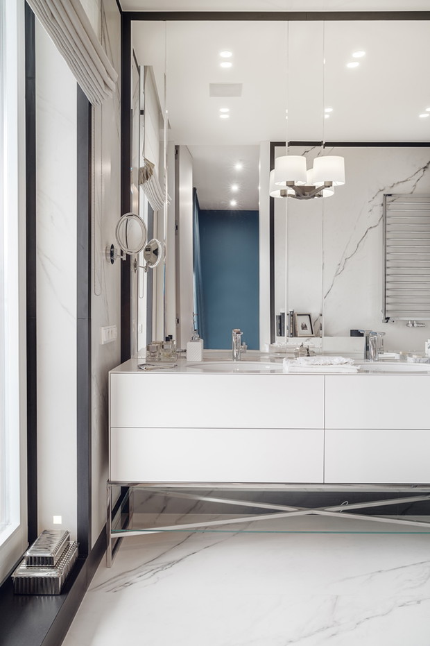 Nowoczesny apartament na warszawskim Powiślu, projekt: architekt wnętrz Katarzyna Kraszewska