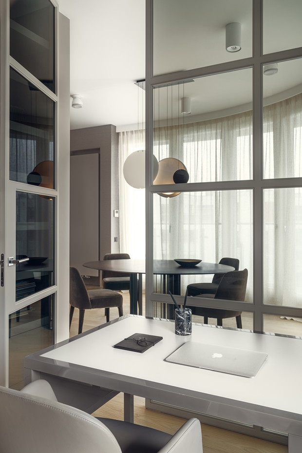 Nowoczesny apartament na warszawskim Powiślu, projekt: architekt wnętrz Katarzyna Kraszewska