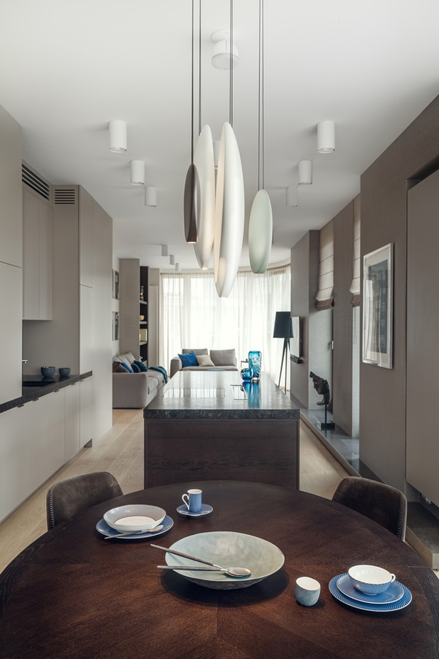 Nowoczesny apartament na warszawskim Powiślu, projekt: architekt wnętrz Katarzyna Kraszewska
